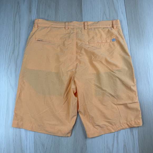 Peter Millar Golf Shackelford Performance Hybrid Short Lightweight Men 32 Orange - Picture 6 of 9